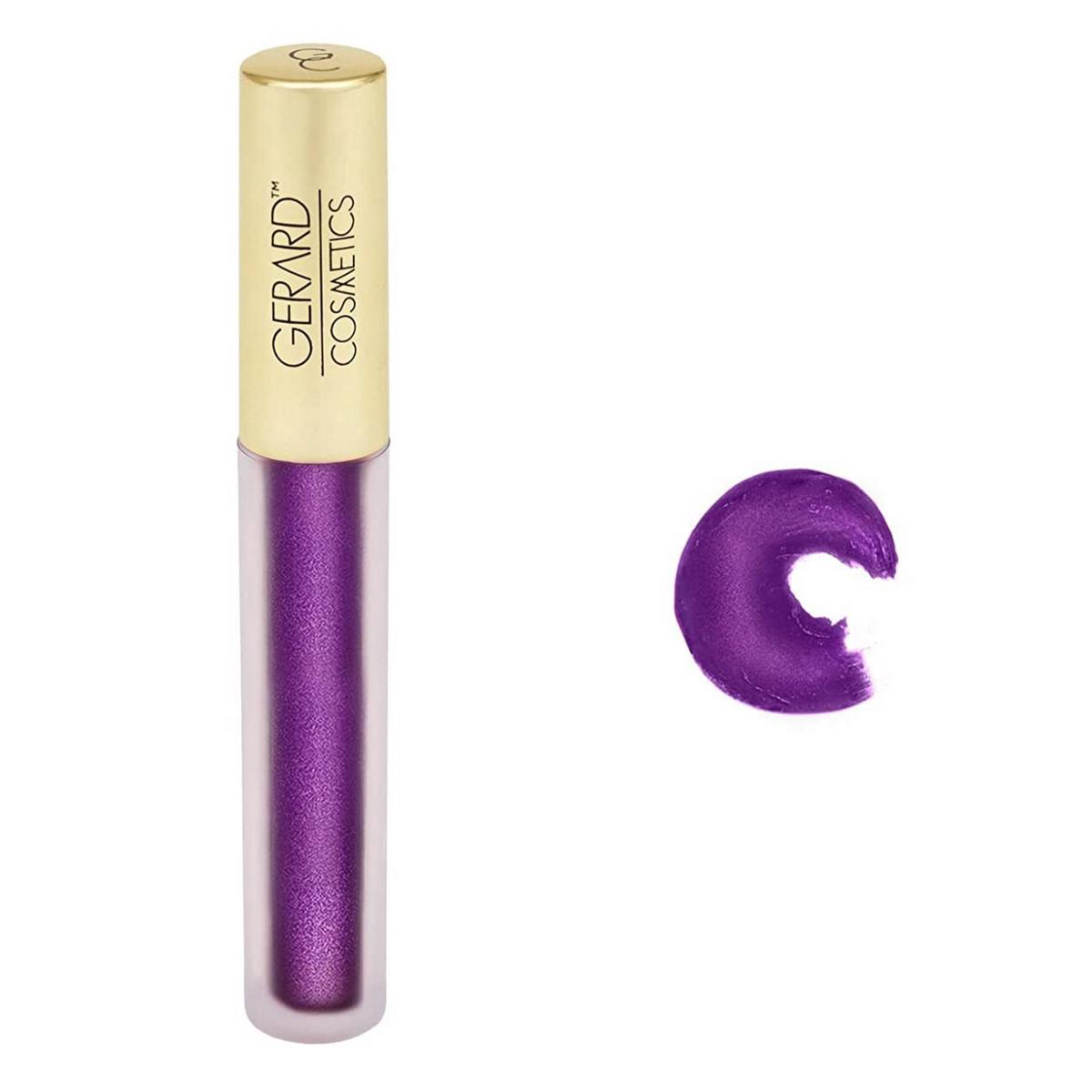 Gerard Cosmetics Metal Matte Liquid Lipstick GRAPE CRUSH- METALLIC MATTE FINISH STAYS ALL DAY Comfortable long wear CRUELTY FREE 038 USA MADE
