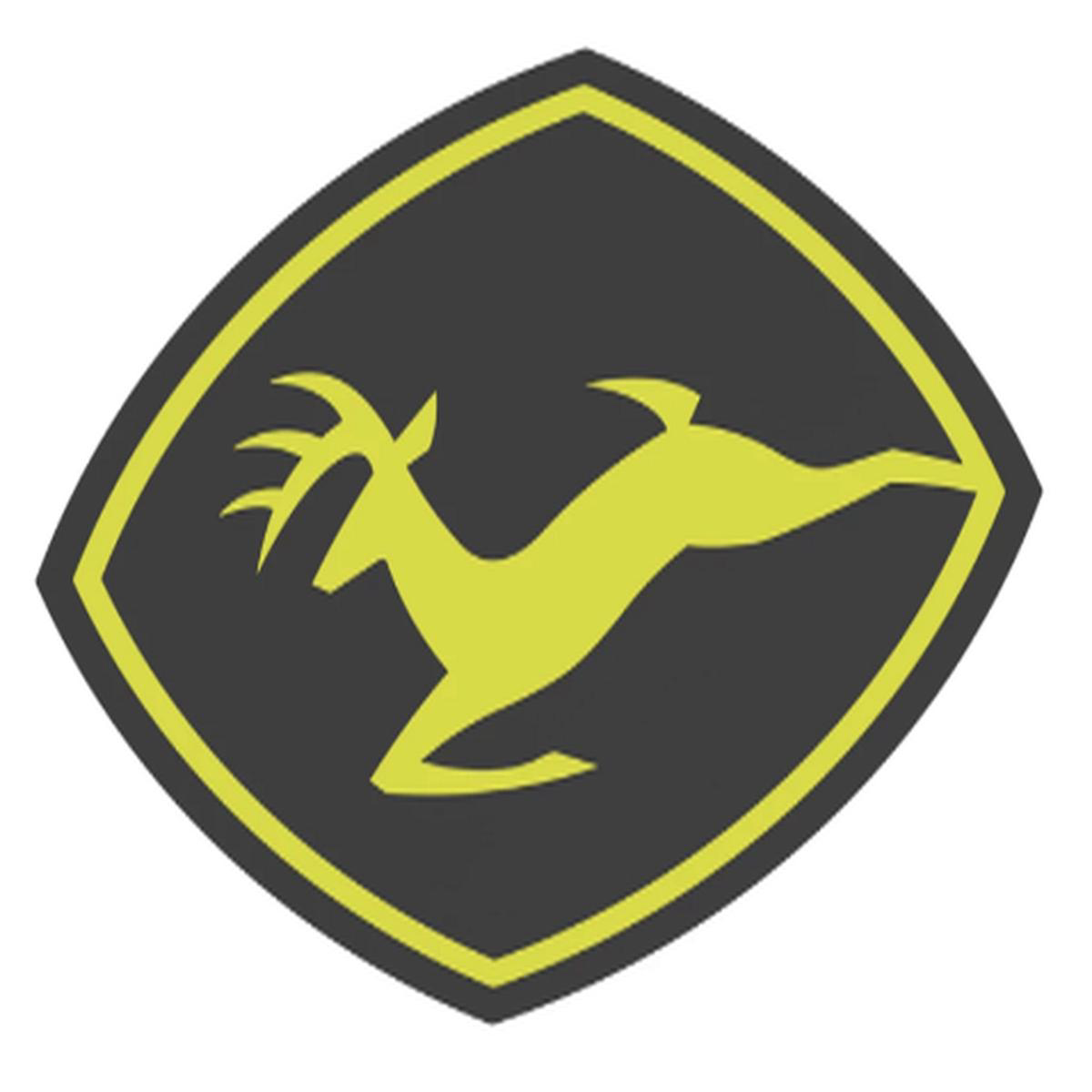 John Deere Logo Decal 8211 BlackYellow