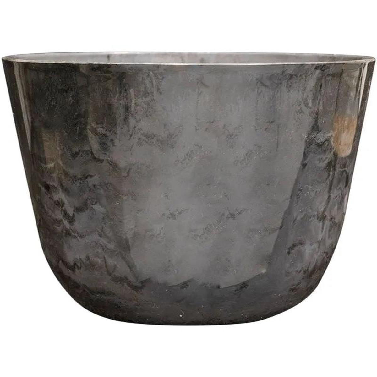 Palermo Plant Pot 12cm Height 12cm Dia Pot Marble Grey