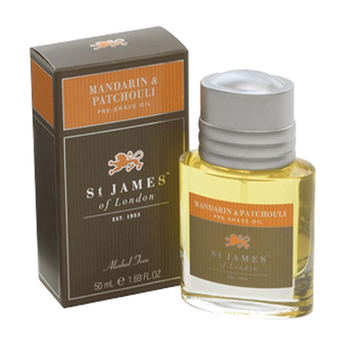 St James of London Mandarin 038 Patchouli Preshave Oil