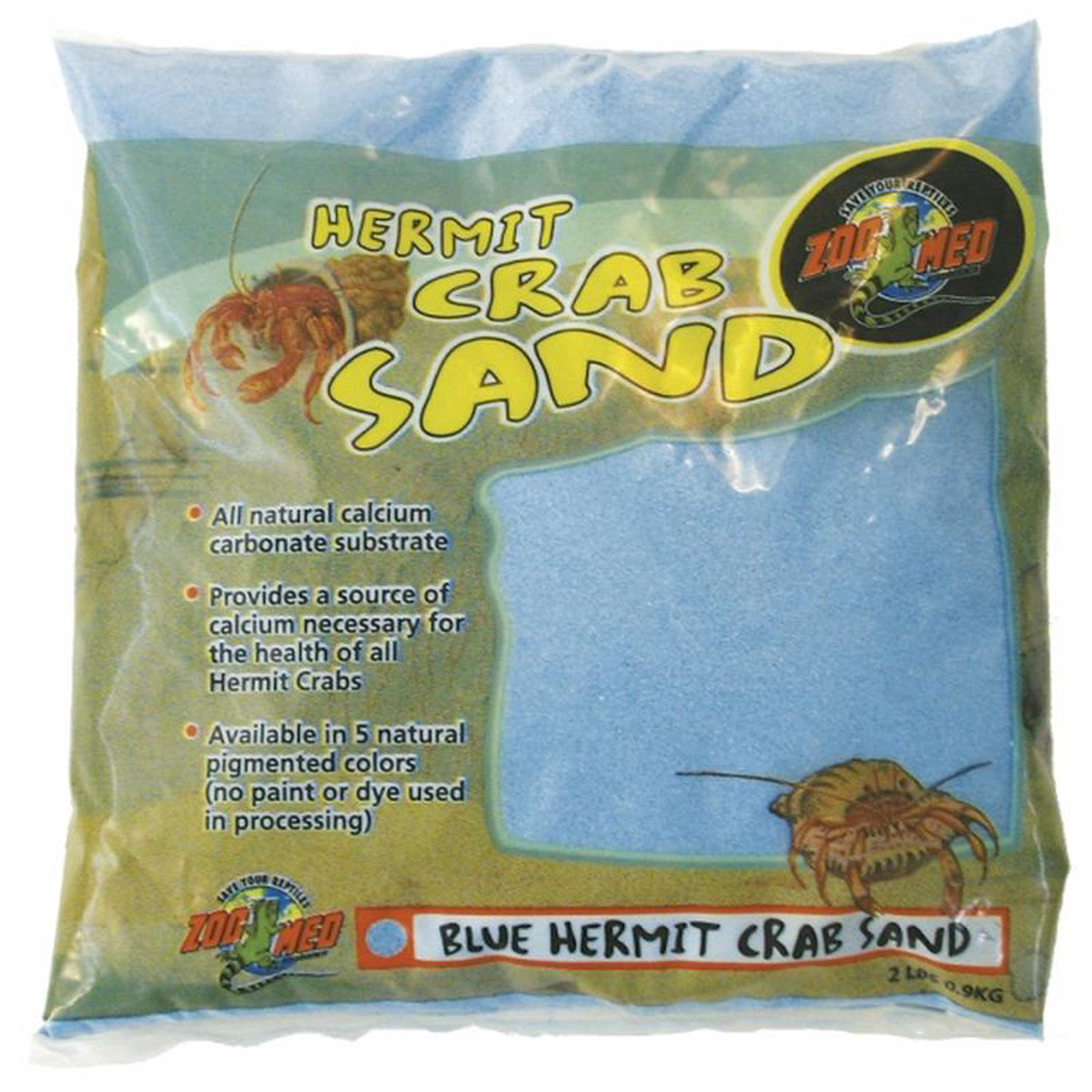 Zoo Med Hermit Crab Sand 8211 2 lb Blue