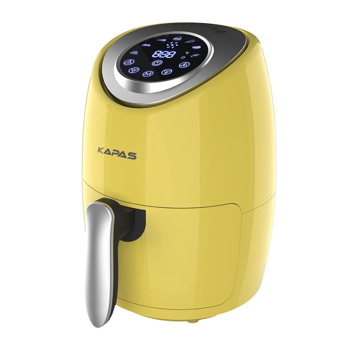 Air Fryer Oven Cooker with Screen Control 2 Capacity 8211 yellow