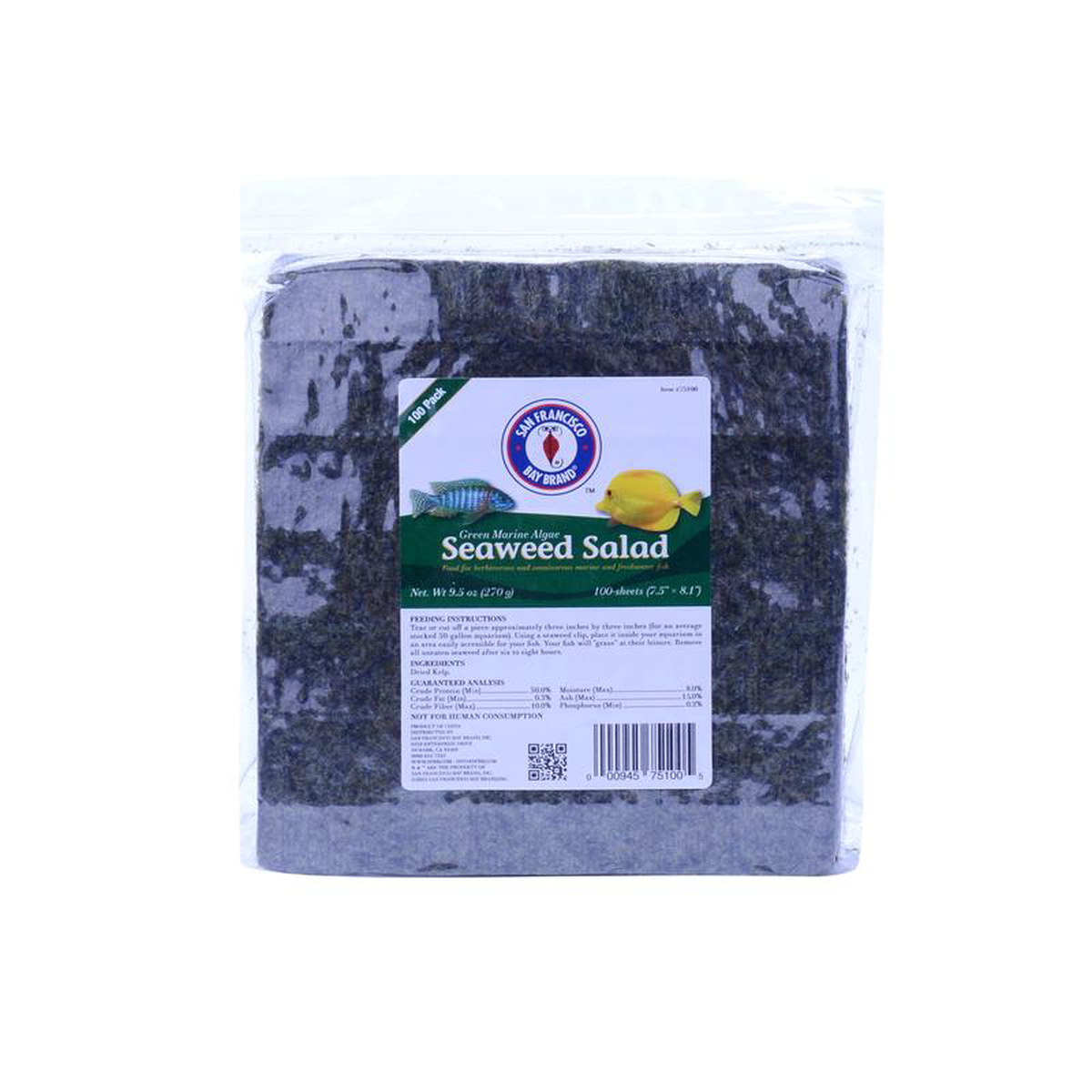 San Francisco Bay Brand Seaweed Salad Green 8211 100 Sheets