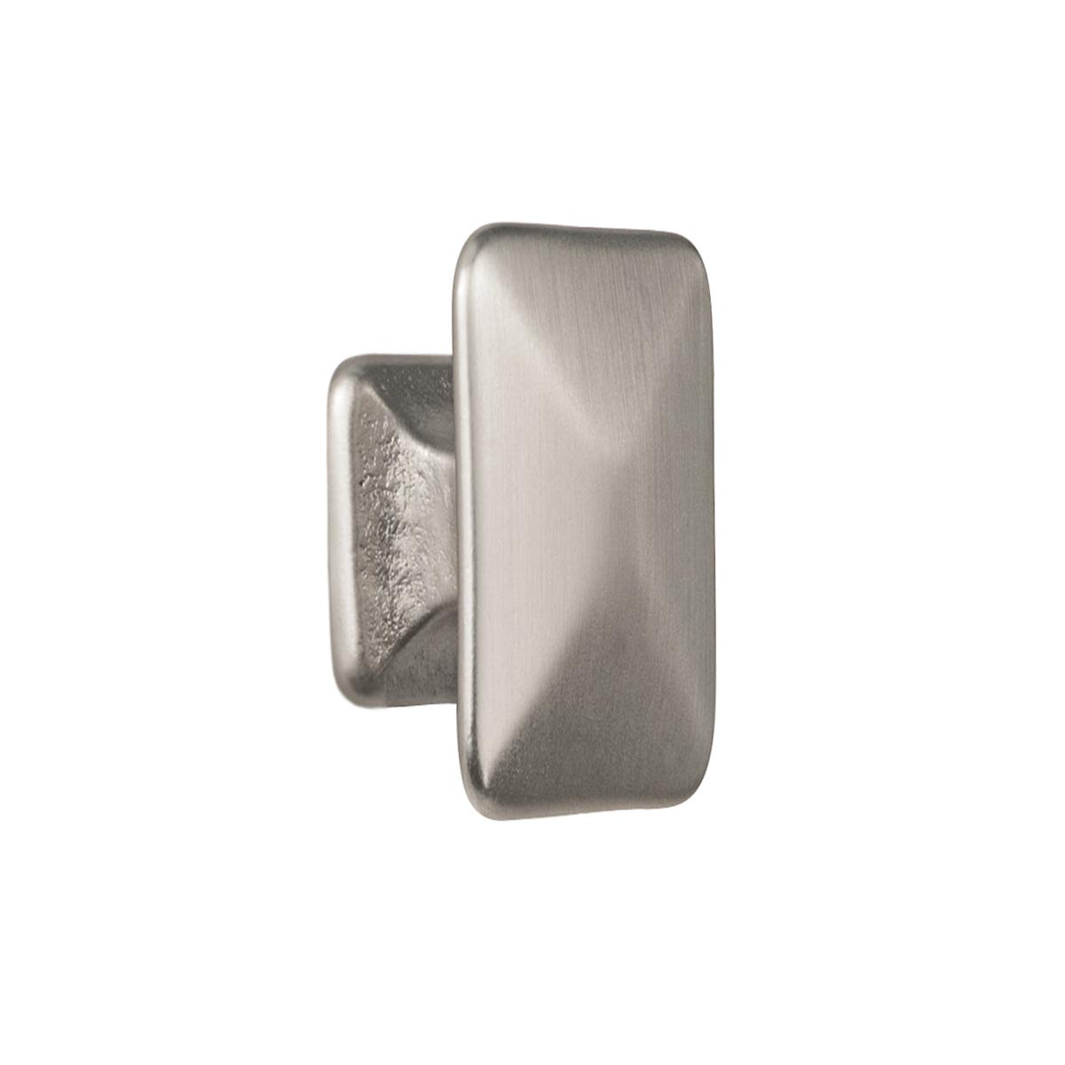 Solid Brass Square Cabinet Knob 18221 Size 8211 Brushed Nickel