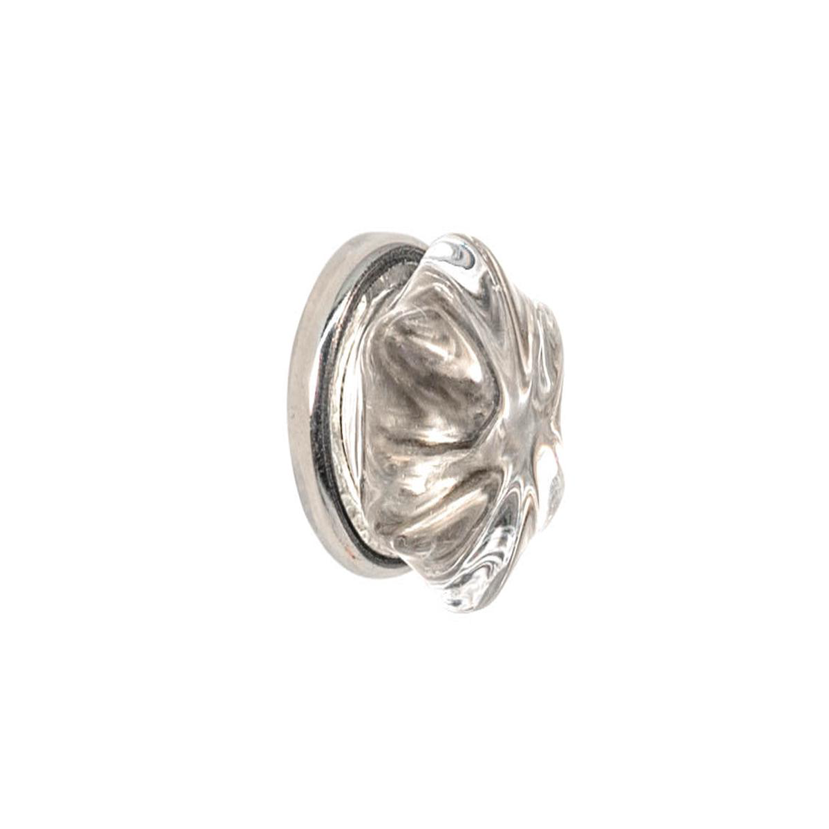 Star-Shaped Glass Knob Clear 8211 18221 Diameter Knob