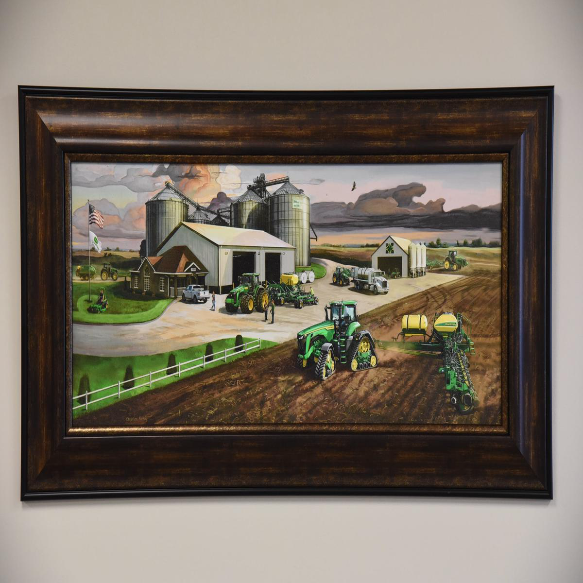 8221Spring Ahead8221 Framed Canvas Print