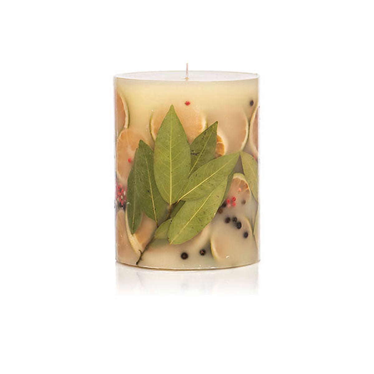 Rosy Rings Bay Garland Round Scented Candles Small