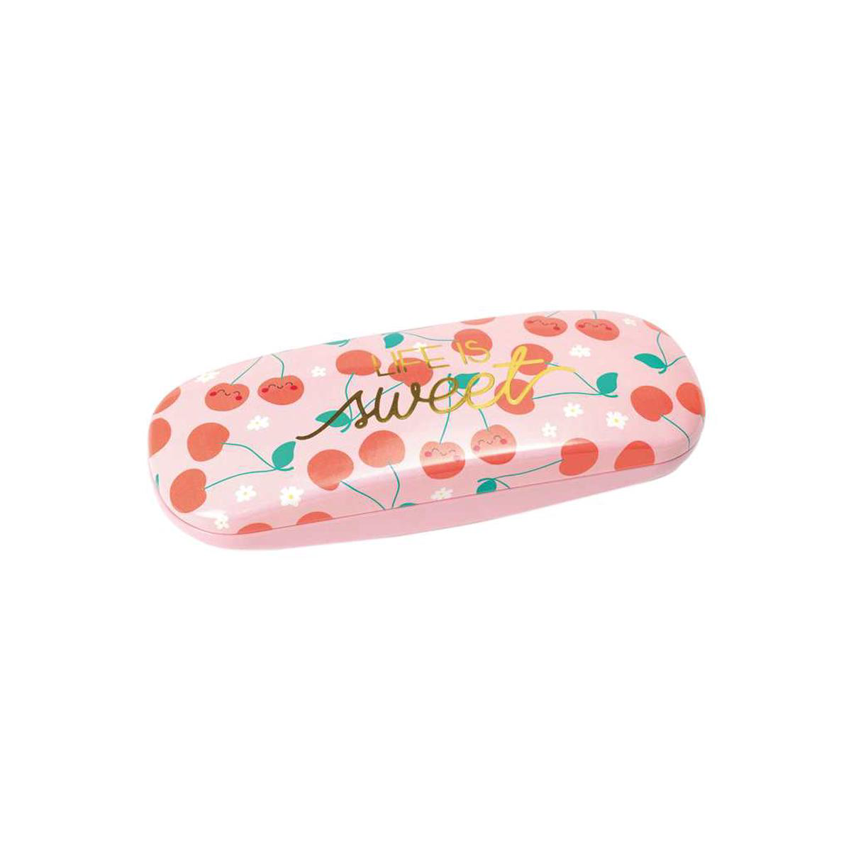 8221Life is Sweet8221 Cherries Eyeglass Case