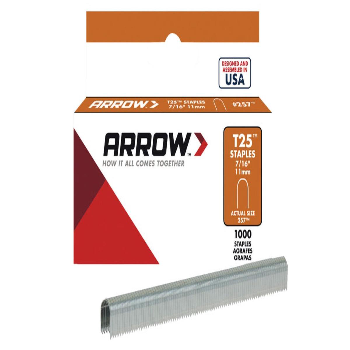 Arrow T25 Round Crown Cable 7168221 Staples 8211 1000 PK