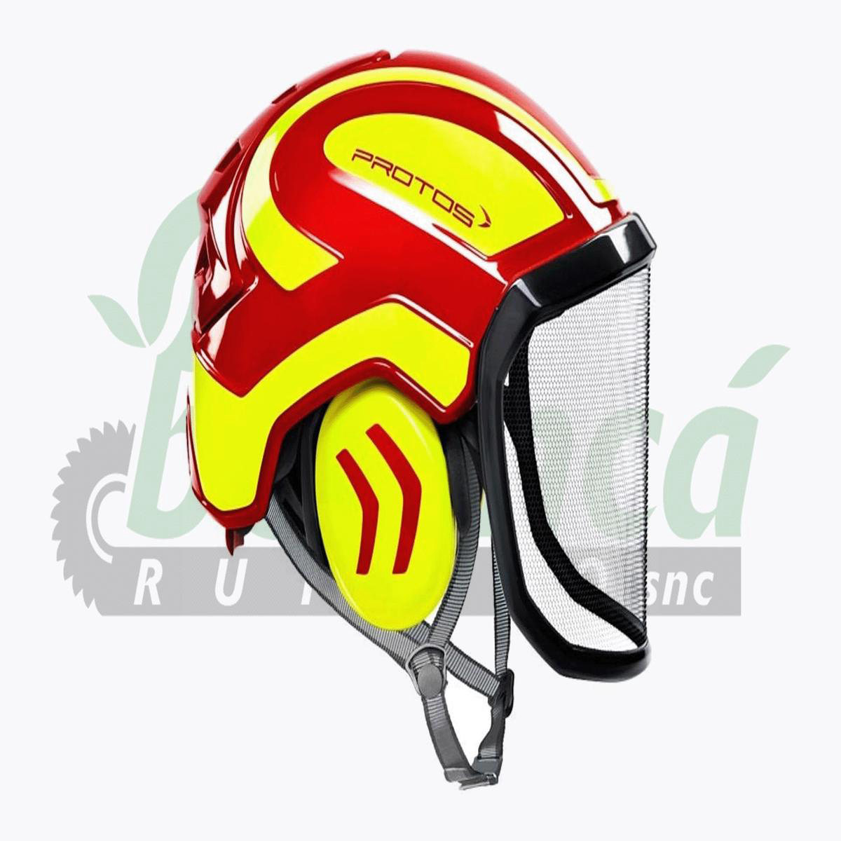 Protos Integral Arboris helmet 8211 Red-yellow