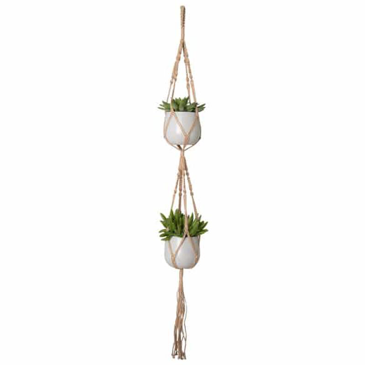 Macrame Double Square Knot Natural 120cm