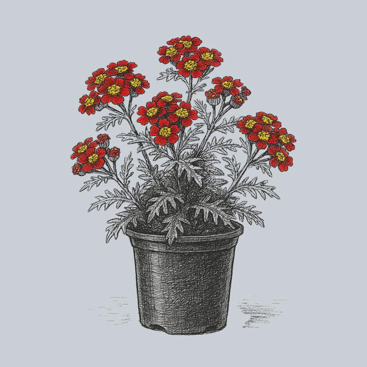 New Vinage Red Yarrow 1 Gallon