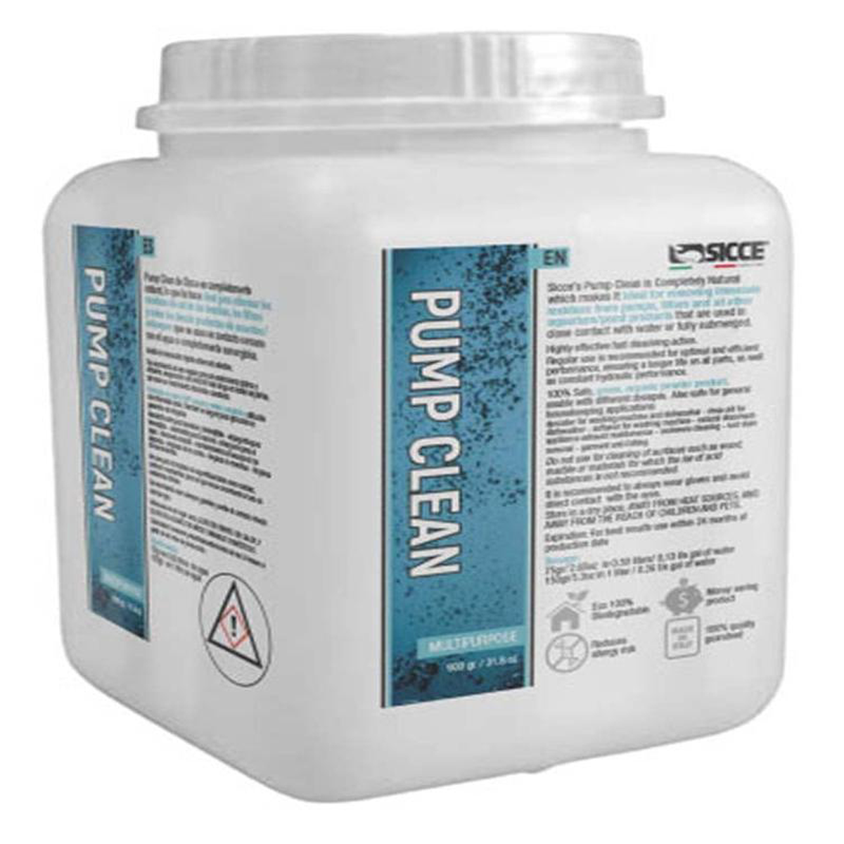 SICCE Pump Clean Aquarium Equipment Cleaner 8211 32oz (900g)