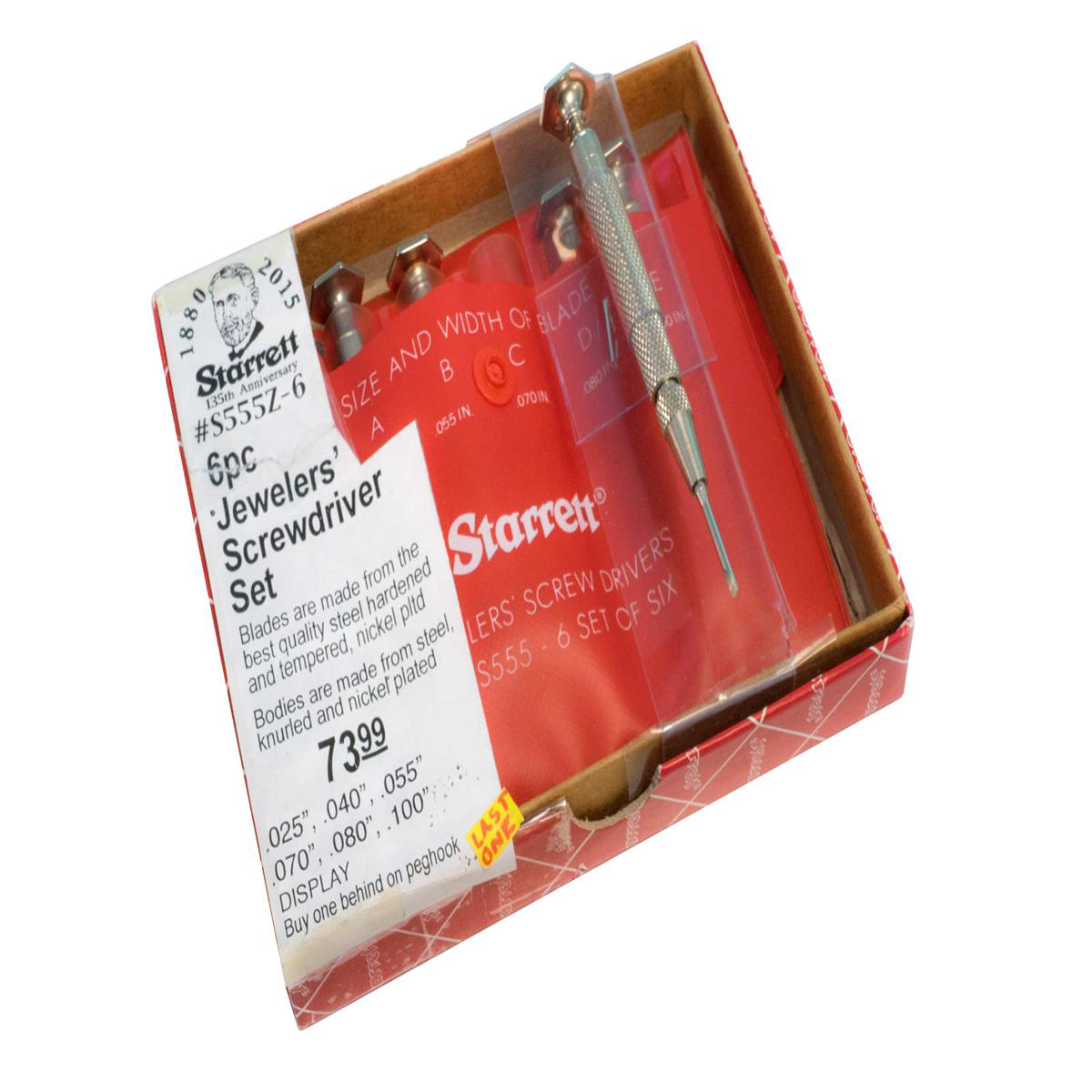 Starrett Jewelers Screwdriver Set 8211 Made in USA