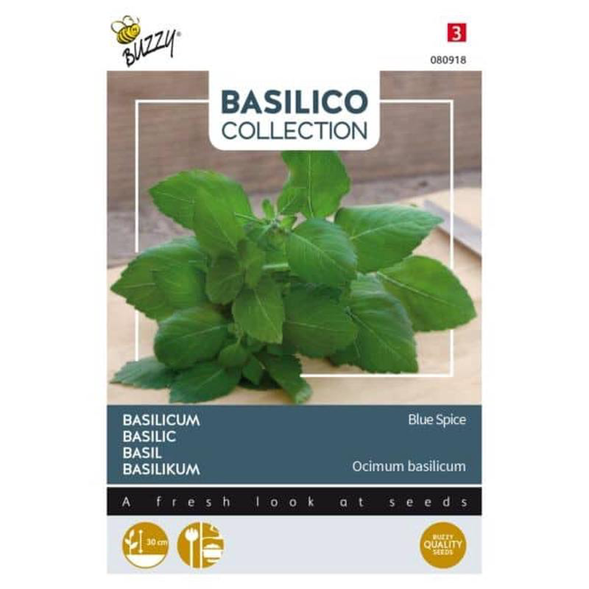 Buzzy Basil Blue Spice
