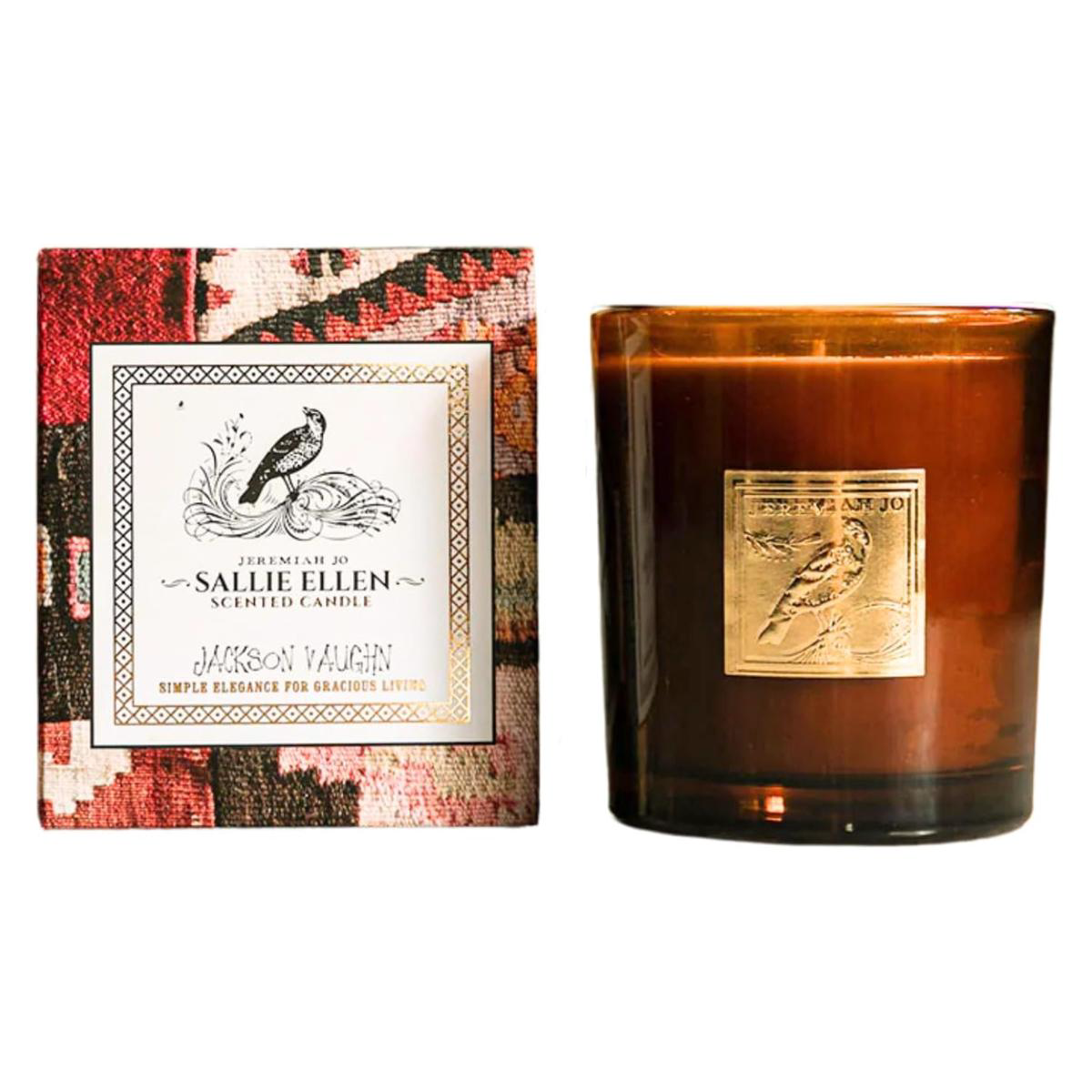 Jackson Vaughn Jeremiah Jo Candle Aromatherapy Long Lasting Luxury Home Fragrance Decor Gifts Hand Poured Soy Wax Blend Notes of Amber Sea Salt Dried Florals 55 Hour Burn 145oz (Sallie Ellen)