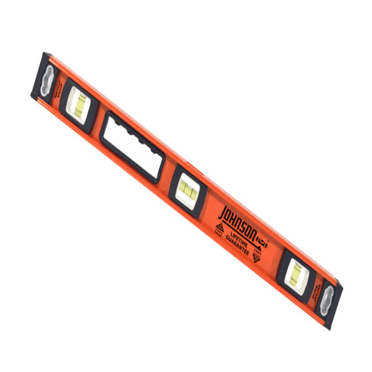 Johnson Level 248221 Heavy Duty I-Beam Aluminum Level
