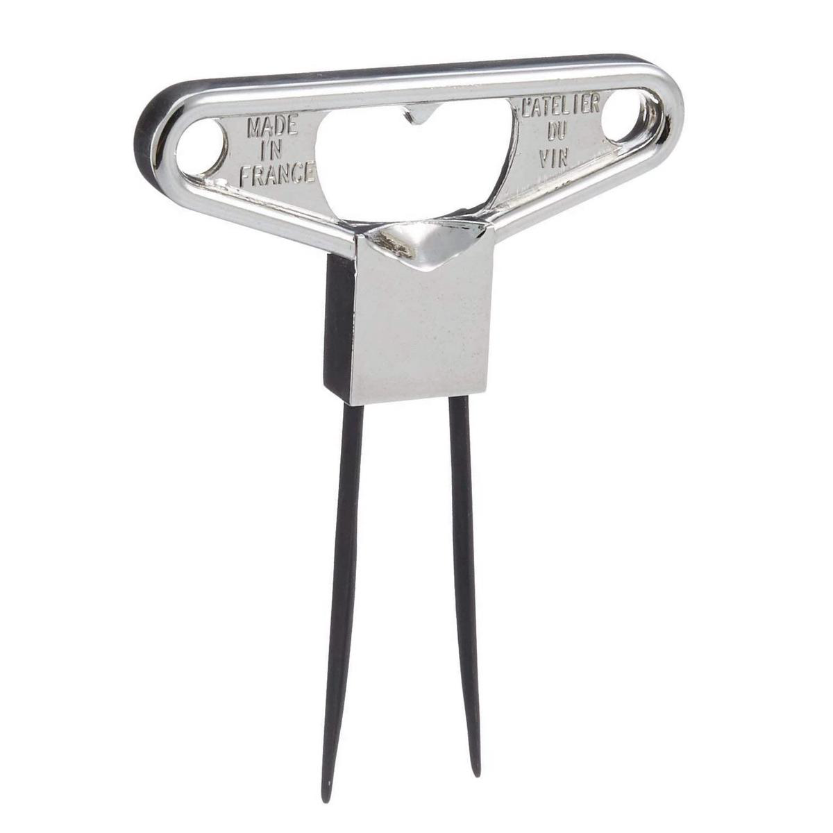 L8217Atelier du Vin Chrome Anniversary Edition Twin Blade Cork Puller