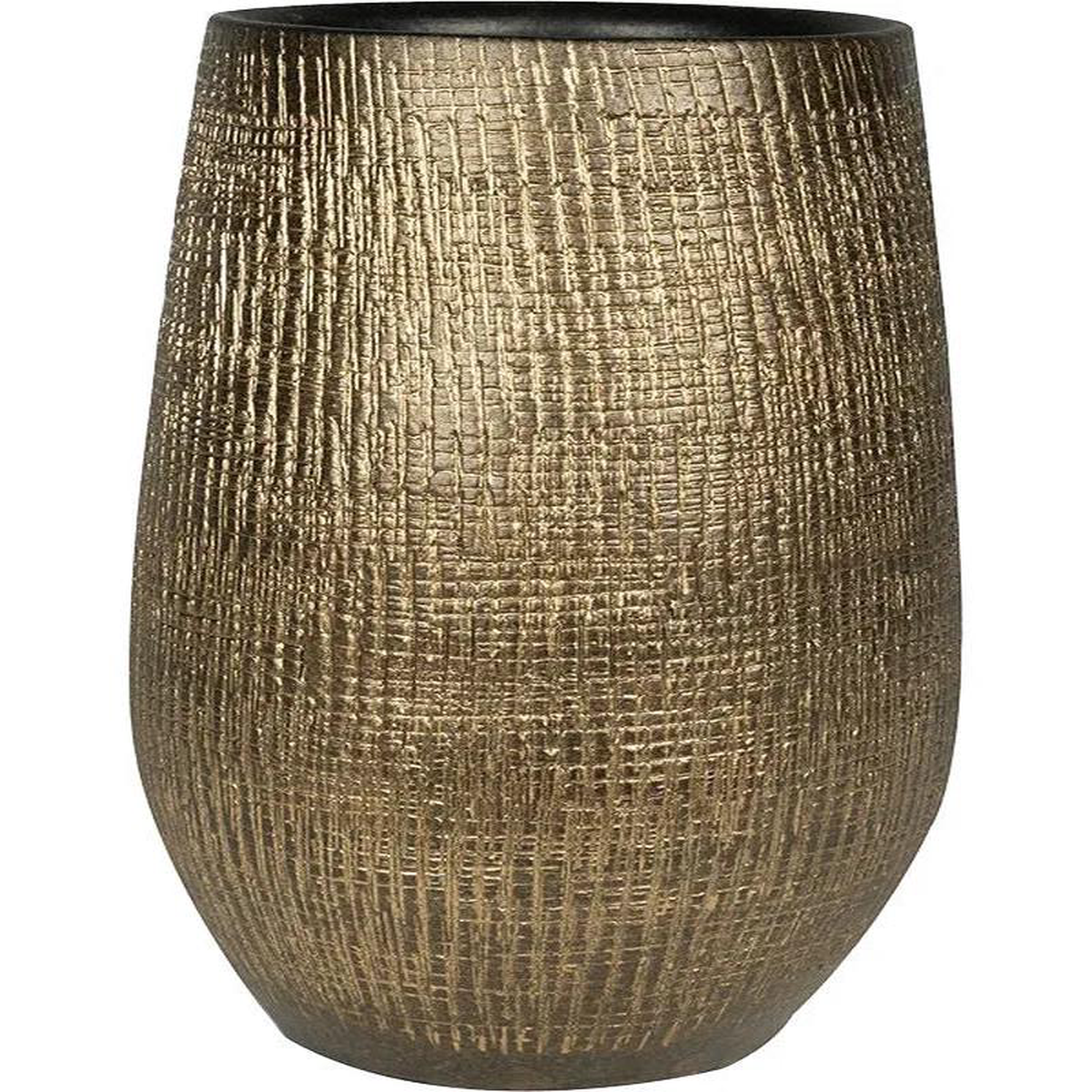 Ryan Plant Pot 30cm Height 125cm Dia Pot High Shiny Gold