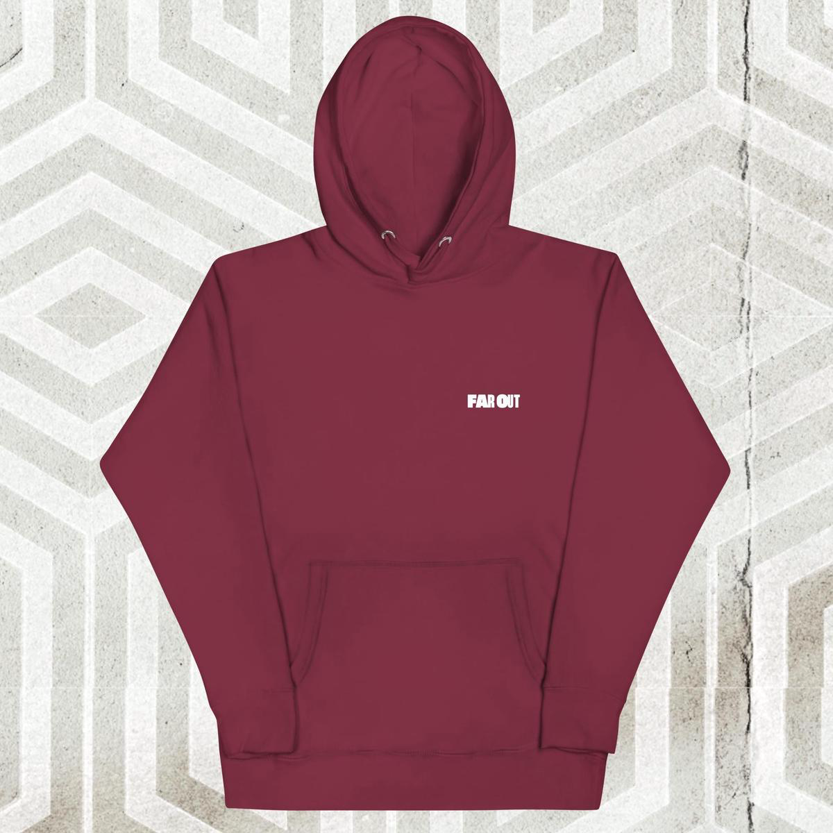 Far Out Vinyl Hoodie 8211 Maroon S