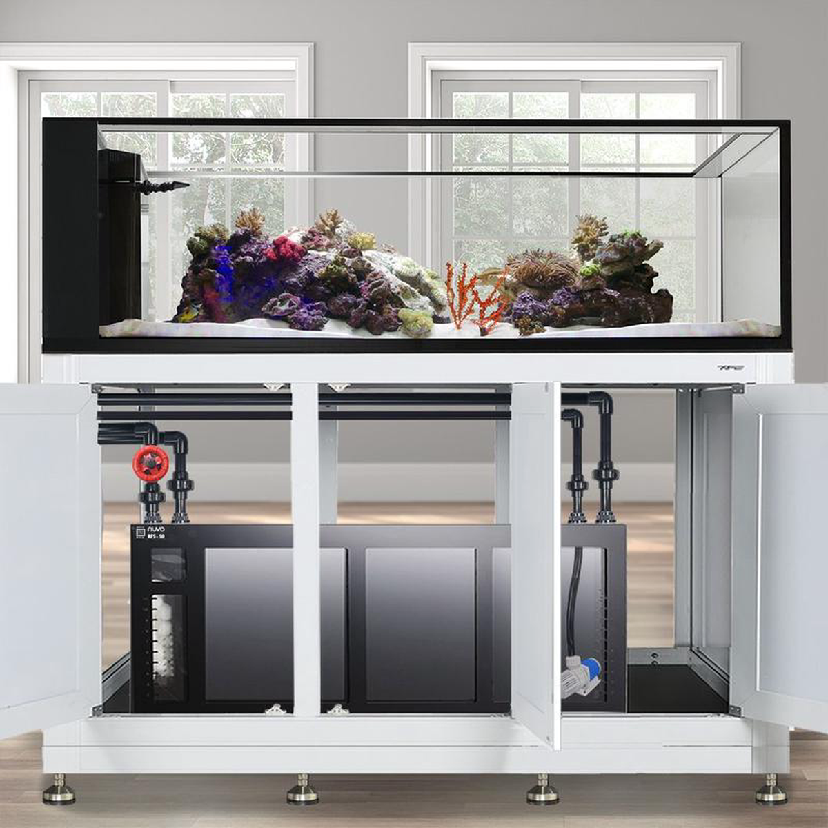 INT 200 Gallon Peninsula Complete Reef System White (Made to Order)