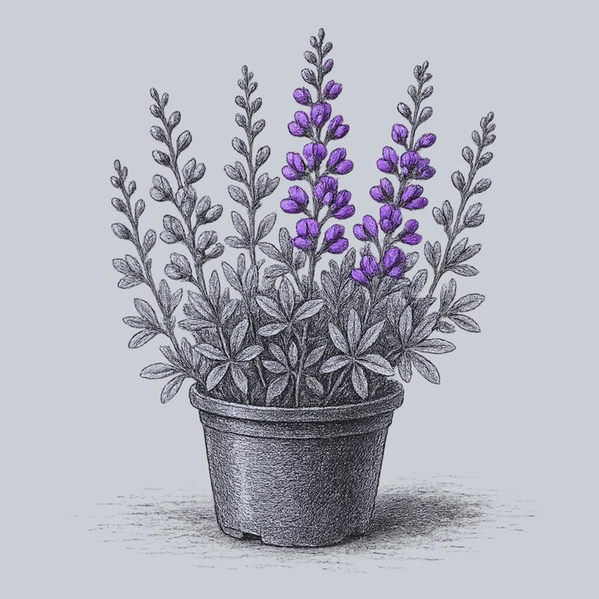 Blueberry Sundae False Indigo 1 Gallon