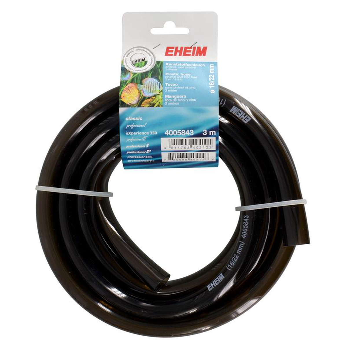 Eheim Pre-Cut Plastic Hose Grey 1622 mm 98 feet