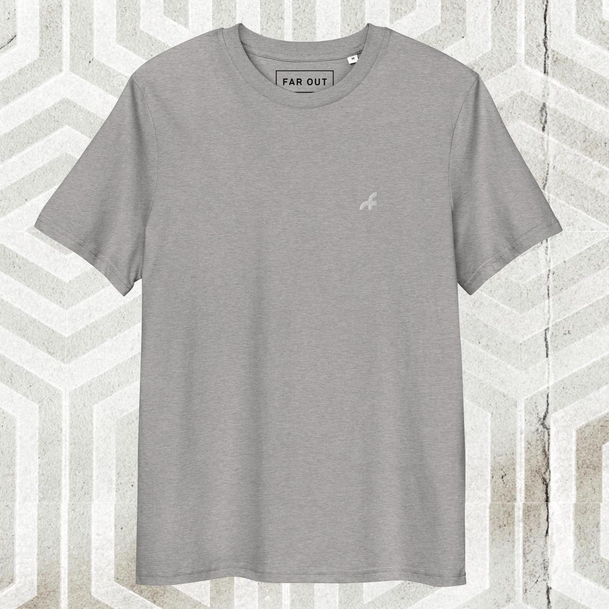 F Logo Tee 8211 Heather Grey M
