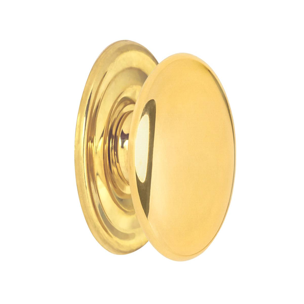 Unlacquered Solid Brass Core Cabinet Knob 1-148221 Diameter
