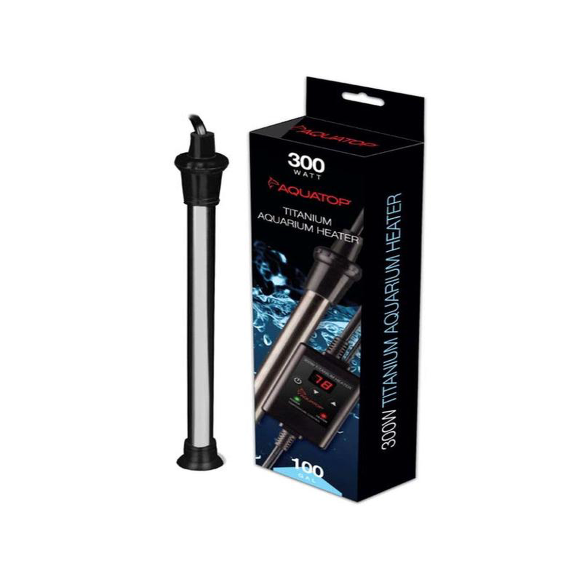Aquatop Submersible Titanium Aquarium Heater 038 External Thermostat