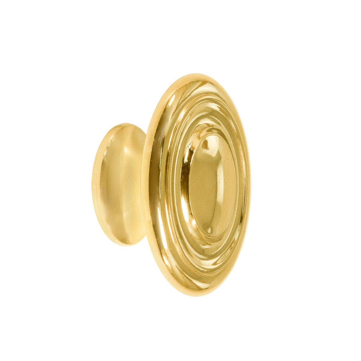 Solid Brass Classic Contemporary Cabinet Knob 18221 Diameter 8211 Lacquered Brass