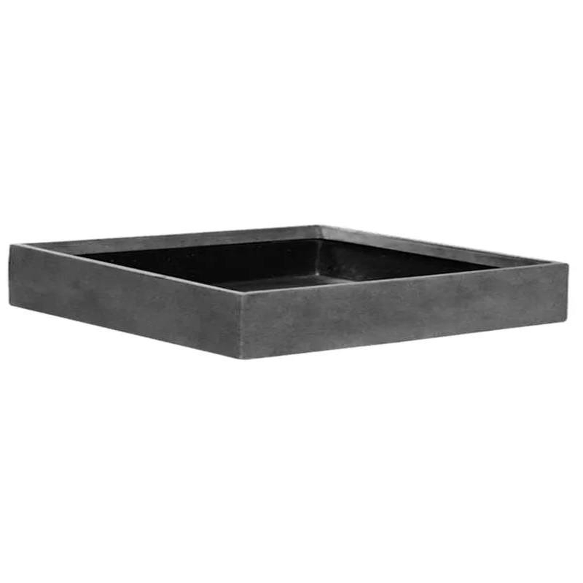Fiberstone Plant Pot 10cm Height 45cm Dia Jack M Grey