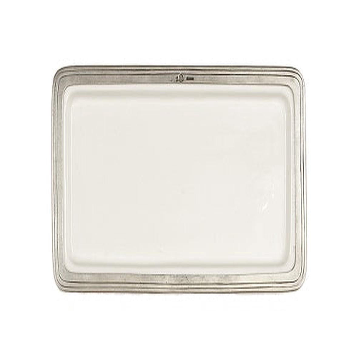 Arte Italica Tuscan Rectangular Tray Medium White