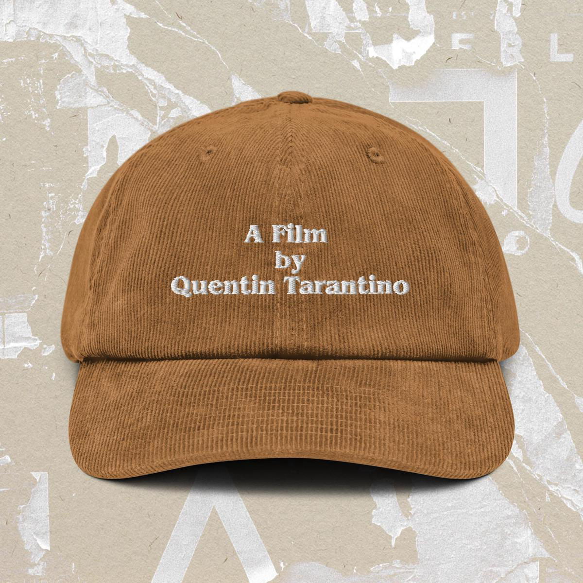 QT Corduroy Cap 8211 Camel