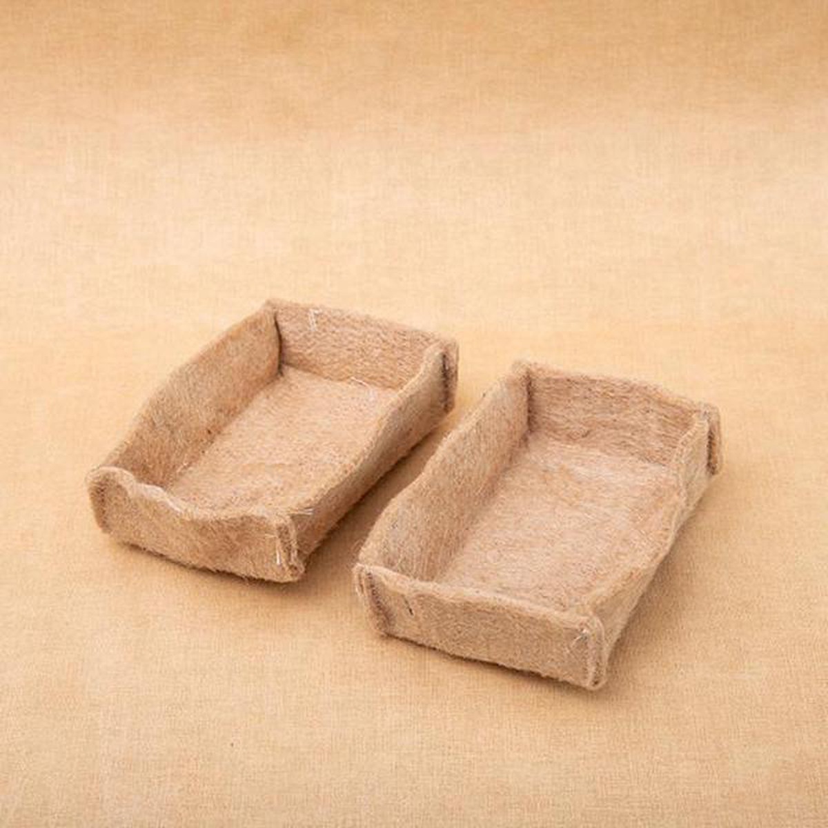 75 inch (19 cm) Jute Grow Bag for Microgreens (Set of 2)