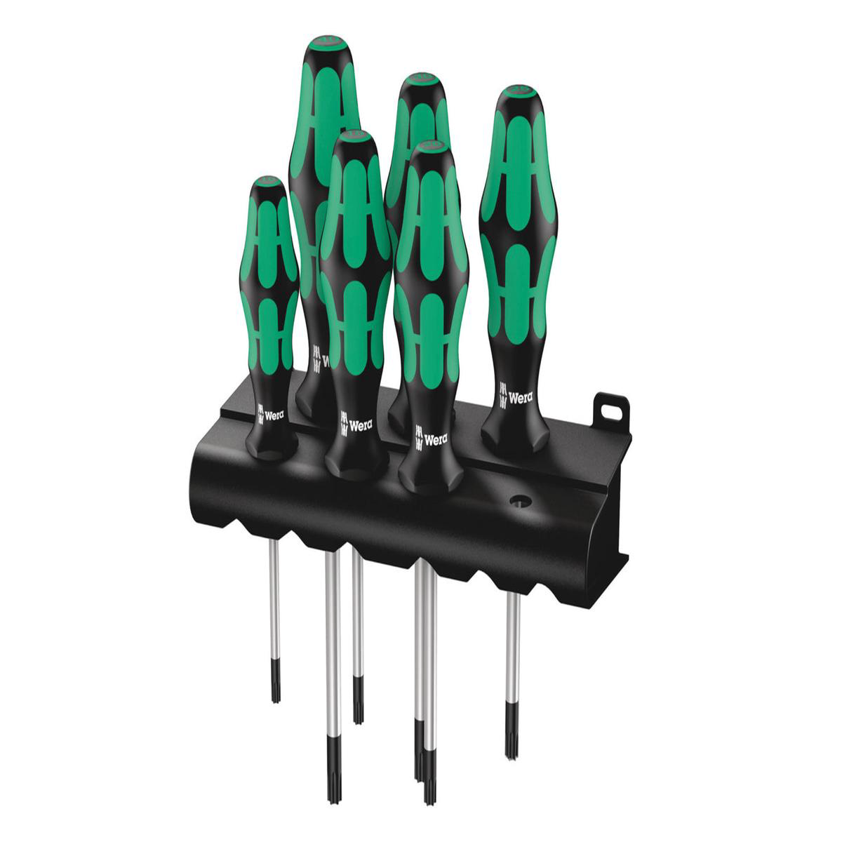 Wera 6-PC Torx Screwdriver Set 038 Rack 822136768221