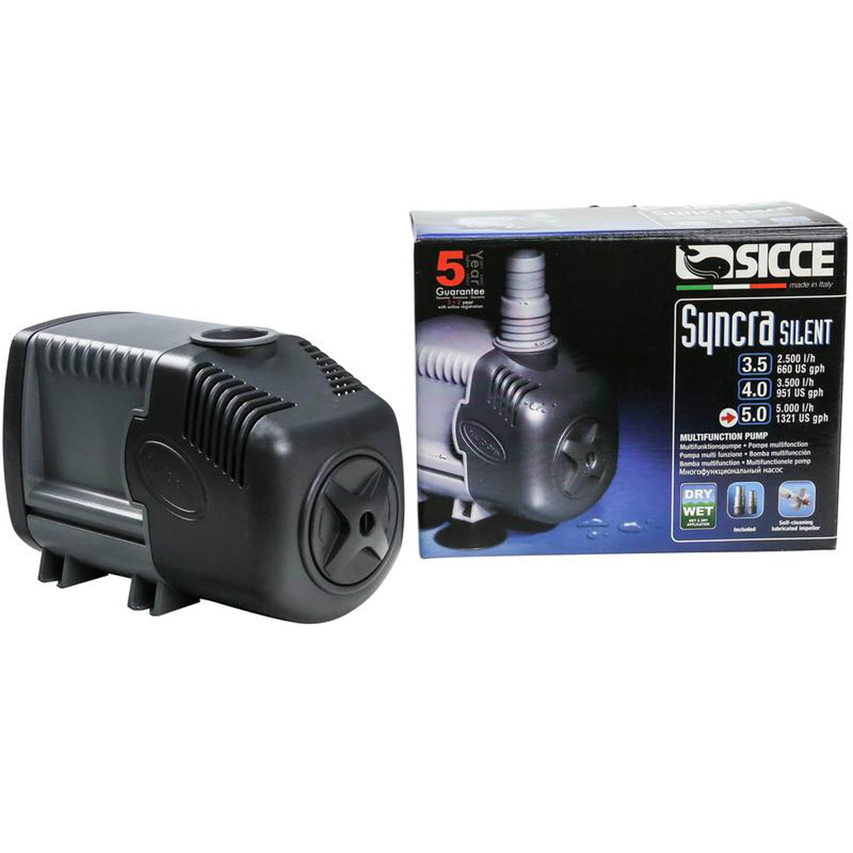 Syncra Silent 50 Pump (1321 GPH) 8211 Sicce