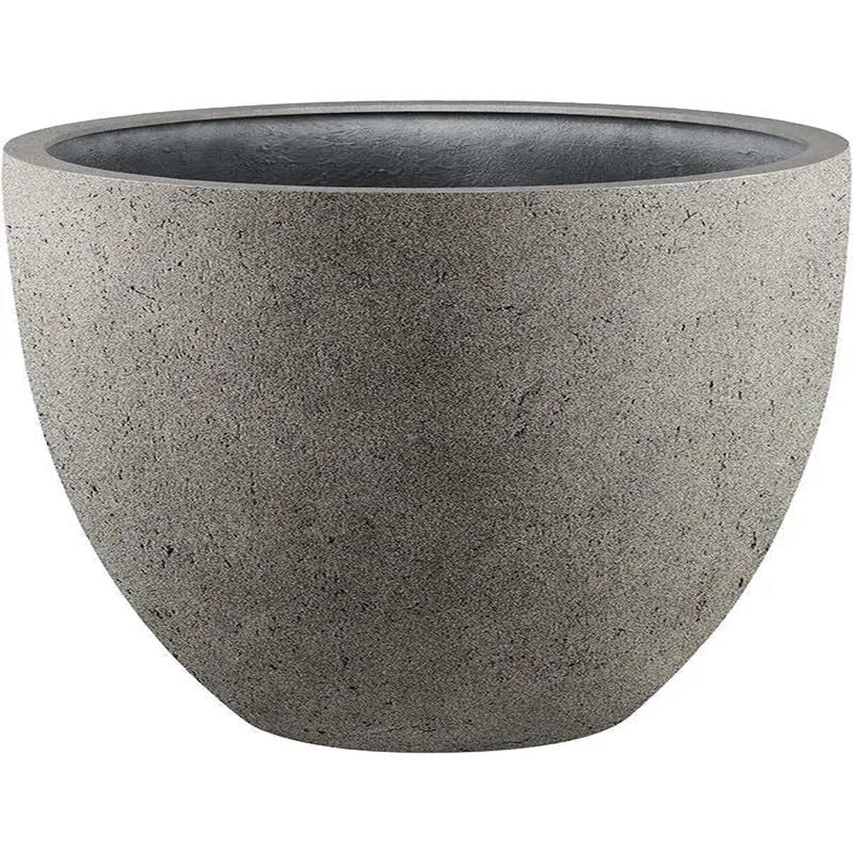 Grigio Plant Pot 29cm Height 27cm Dia Egg Pot Natural-concrete