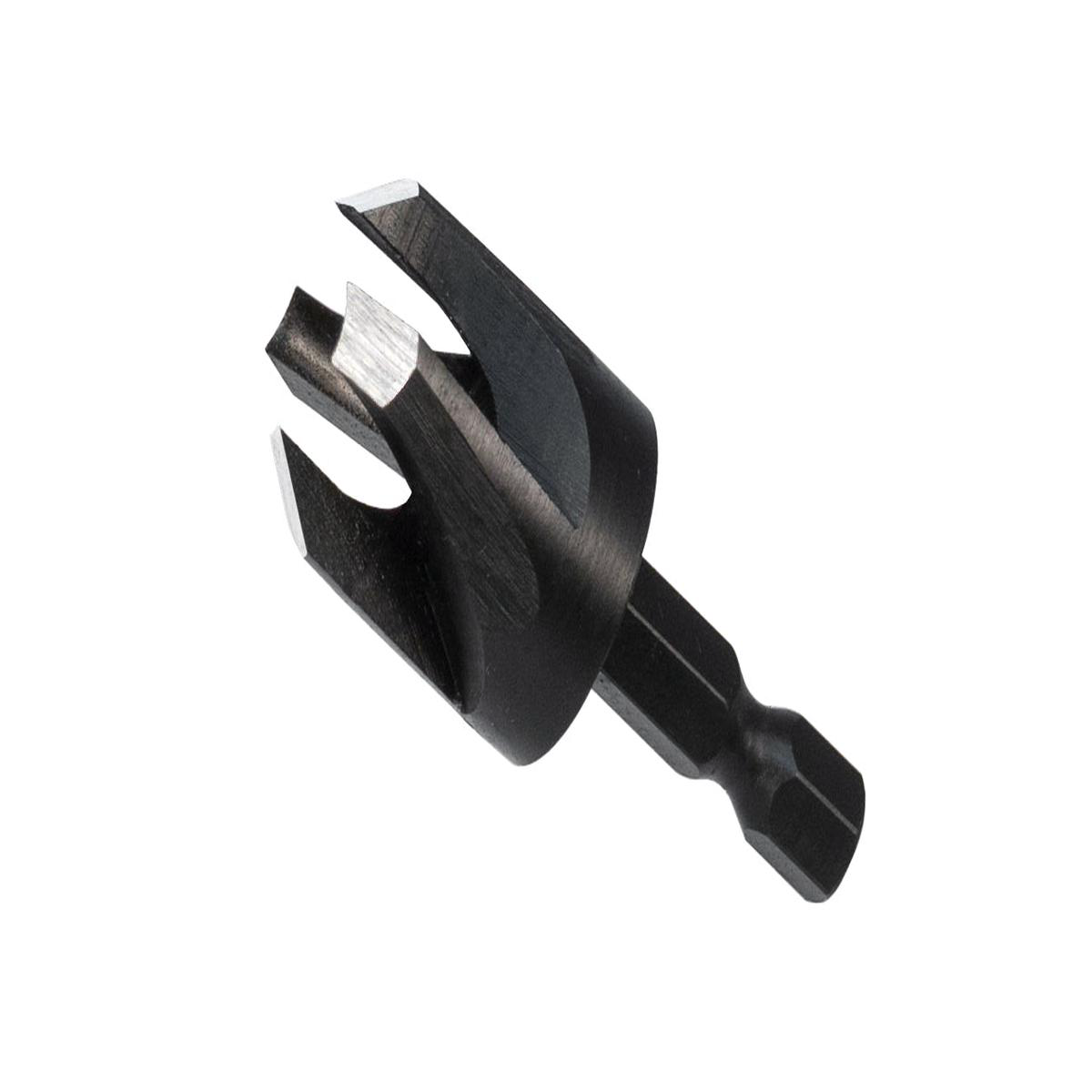 WL Fuller Four-Flute Tapered Plug Cutter Hex Shank