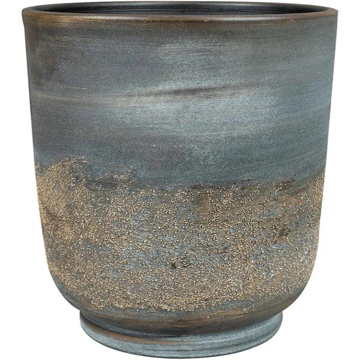 Aico Plant Pot 30cm Height 185cm Dia Pot Tall Shiny Blue
