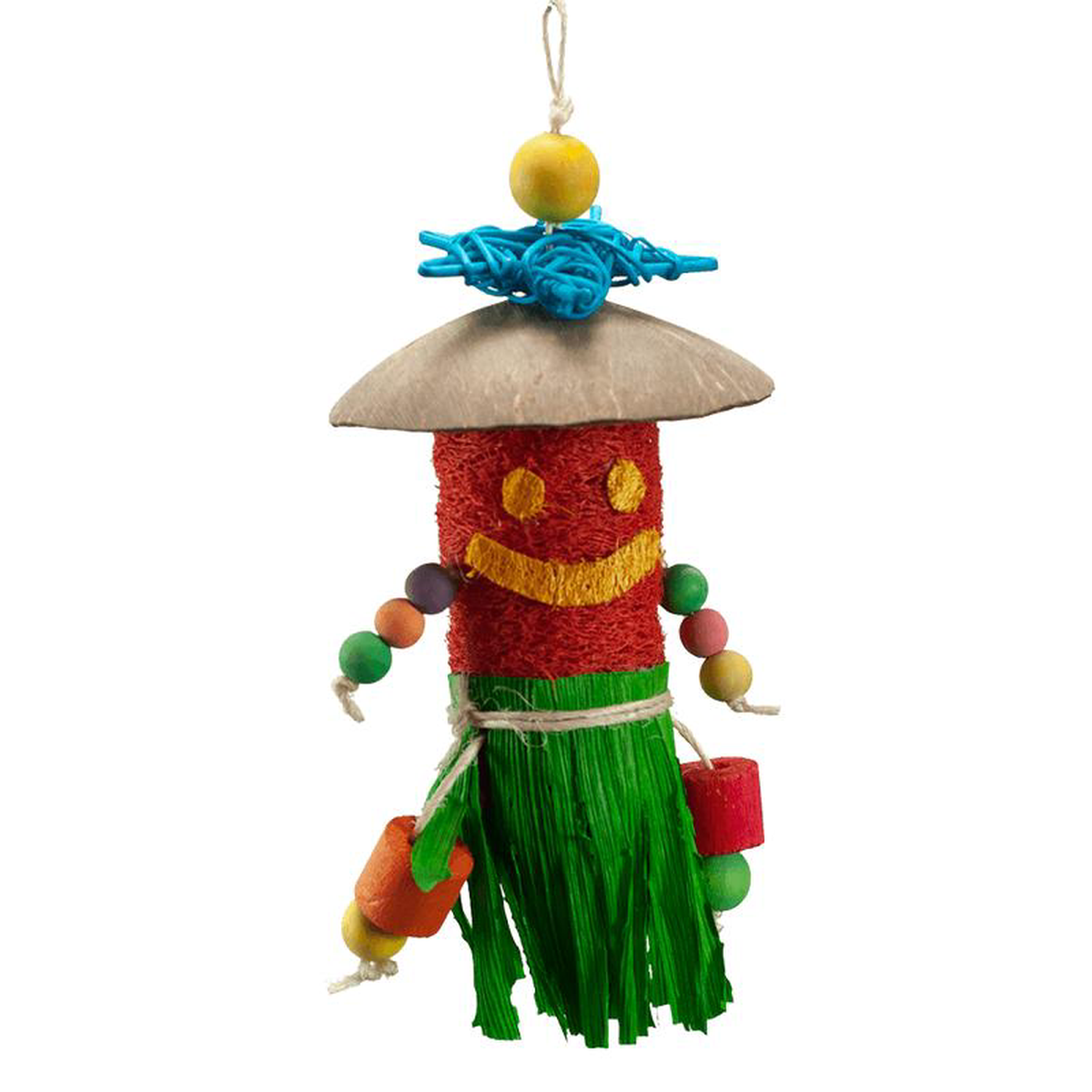 A038E Nibbles Loofah Tiki Man Chew