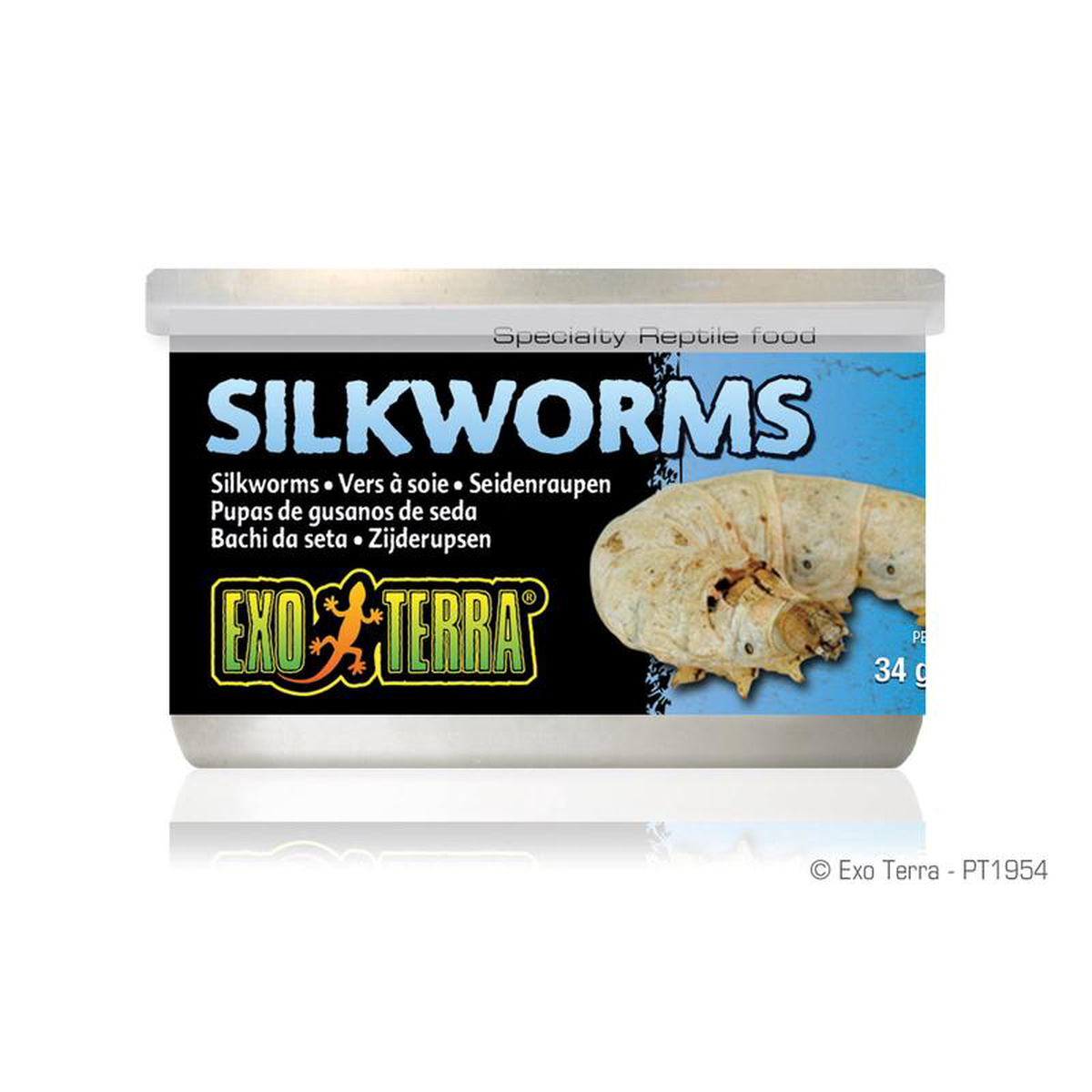 Exo Terra Canned Silkworms (Pupea) 8211 34 g (12 oz)