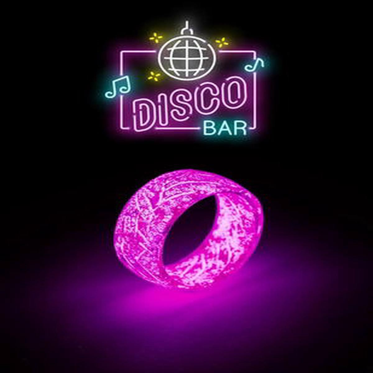 Unisex Luminous Rings 8211 Pink New Ring 10