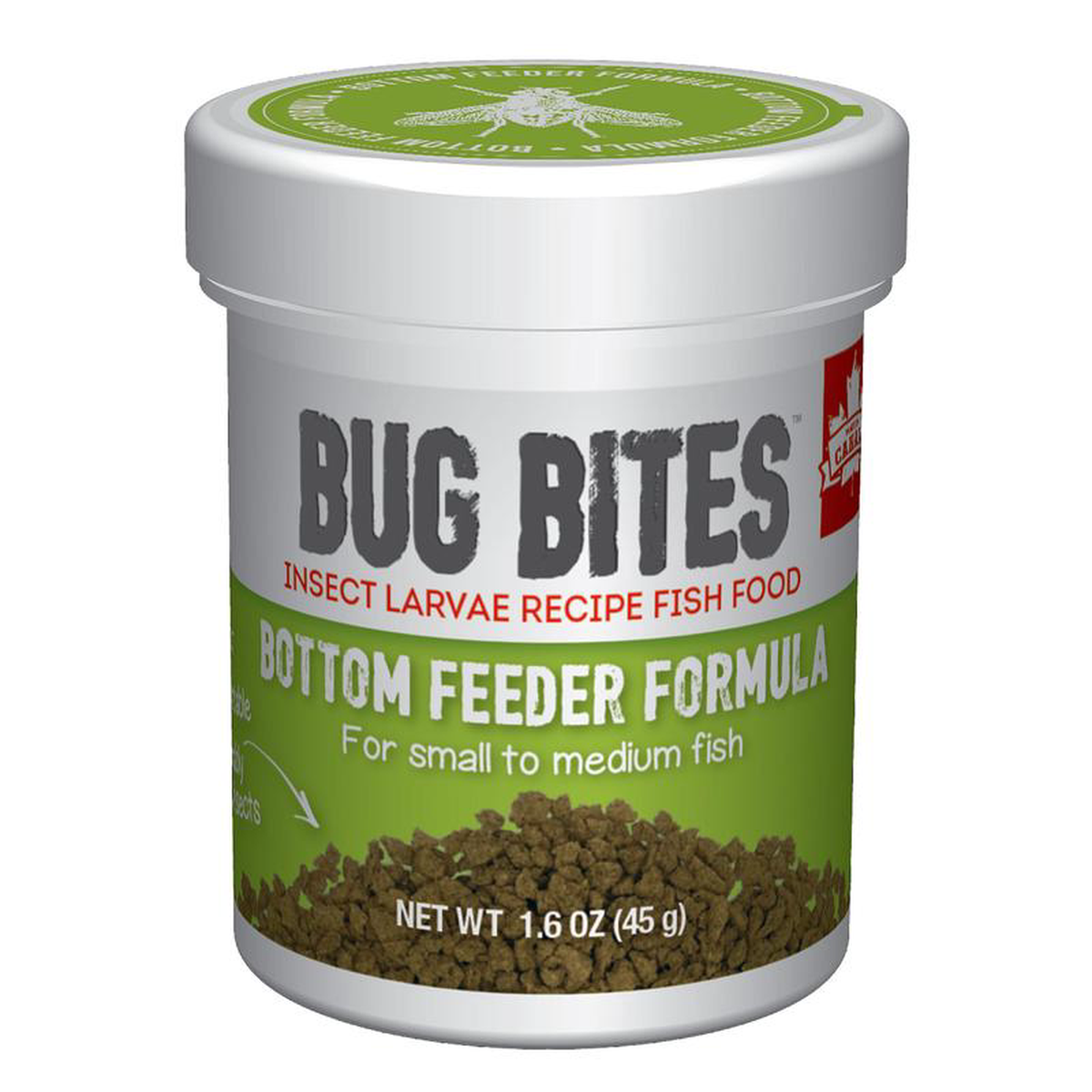 Fluval Bug Bites Granules Small-Medium Bottom Feeders 159 oz