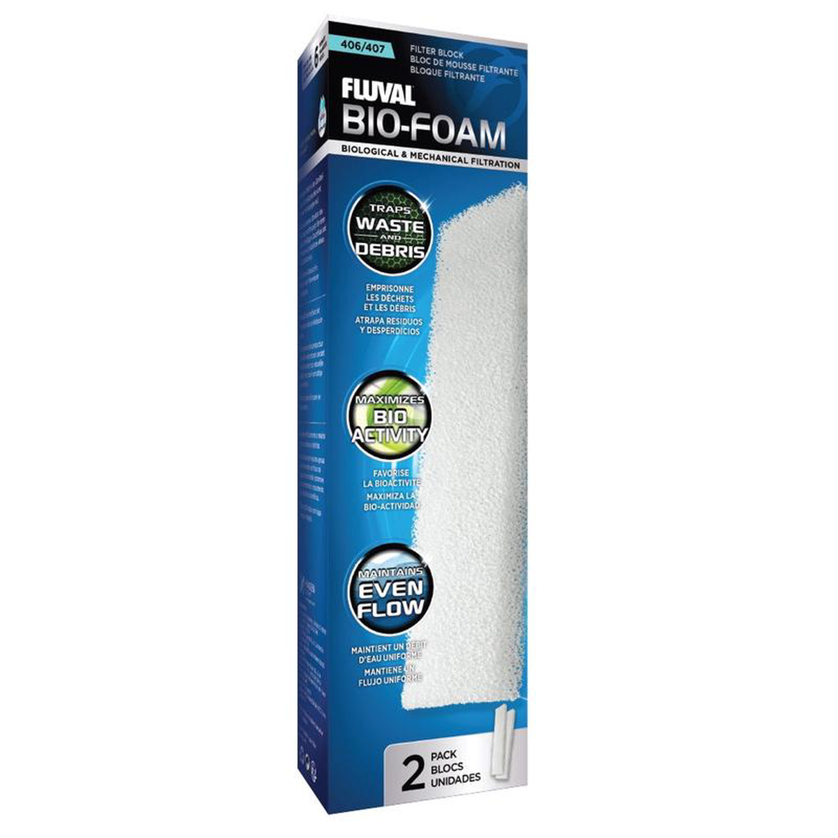 Fluval 406407 Bio-Foam 8211 2 pack