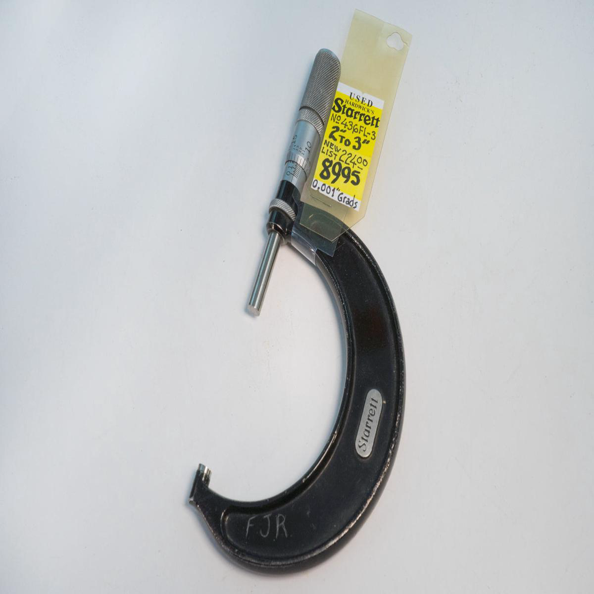 Starrett 436FL-3 Micrometer 8211 Used