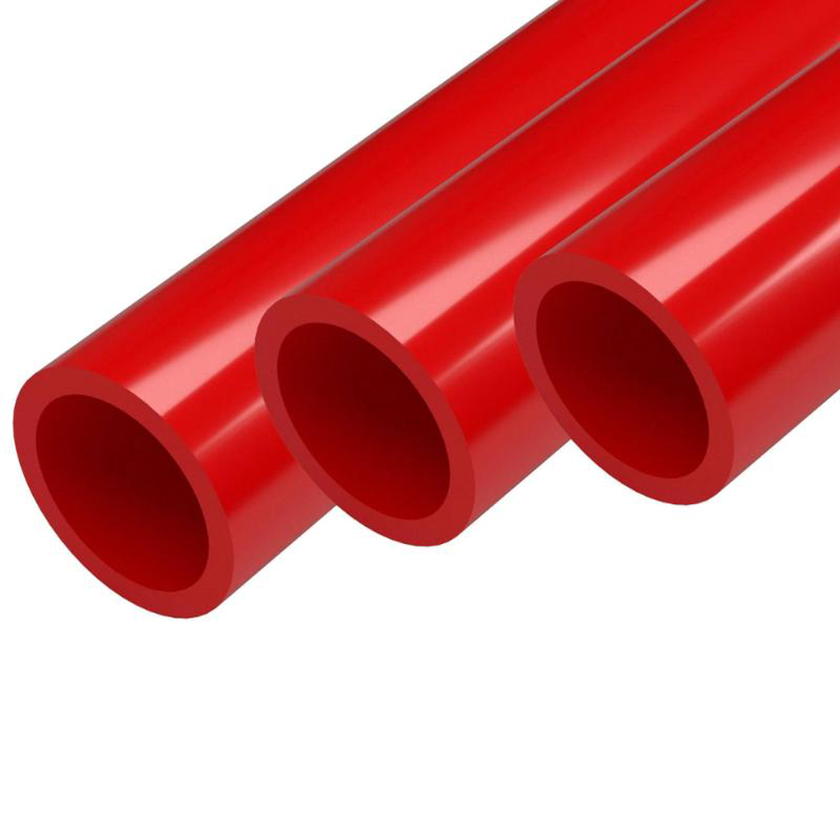 47 Inch PVC Pipe Schedule 40 8211 1 12 Inch Red