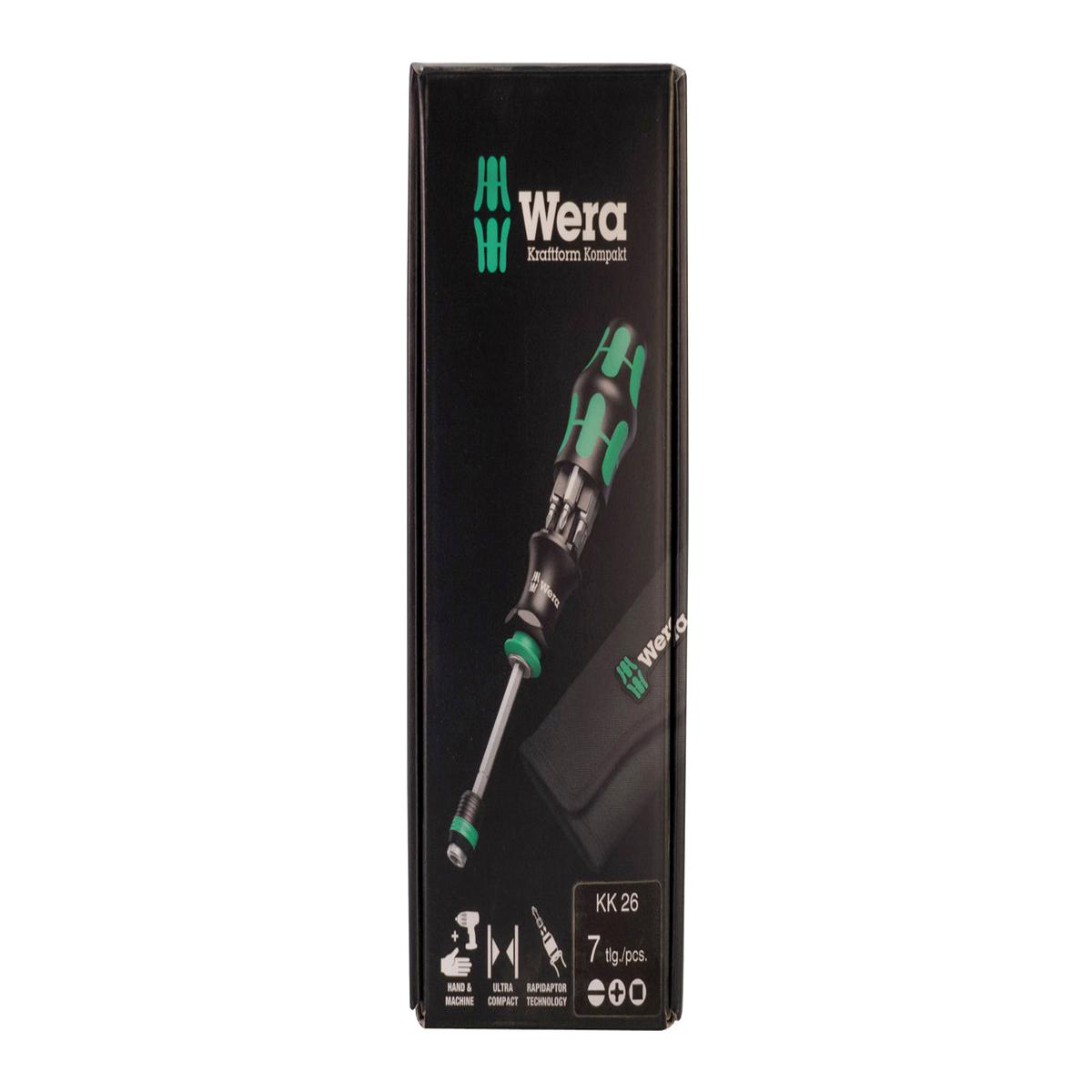 Wera Screwdriver Set 038 Bits With Pouch 8211 8221Kraftform Kompakt 268221