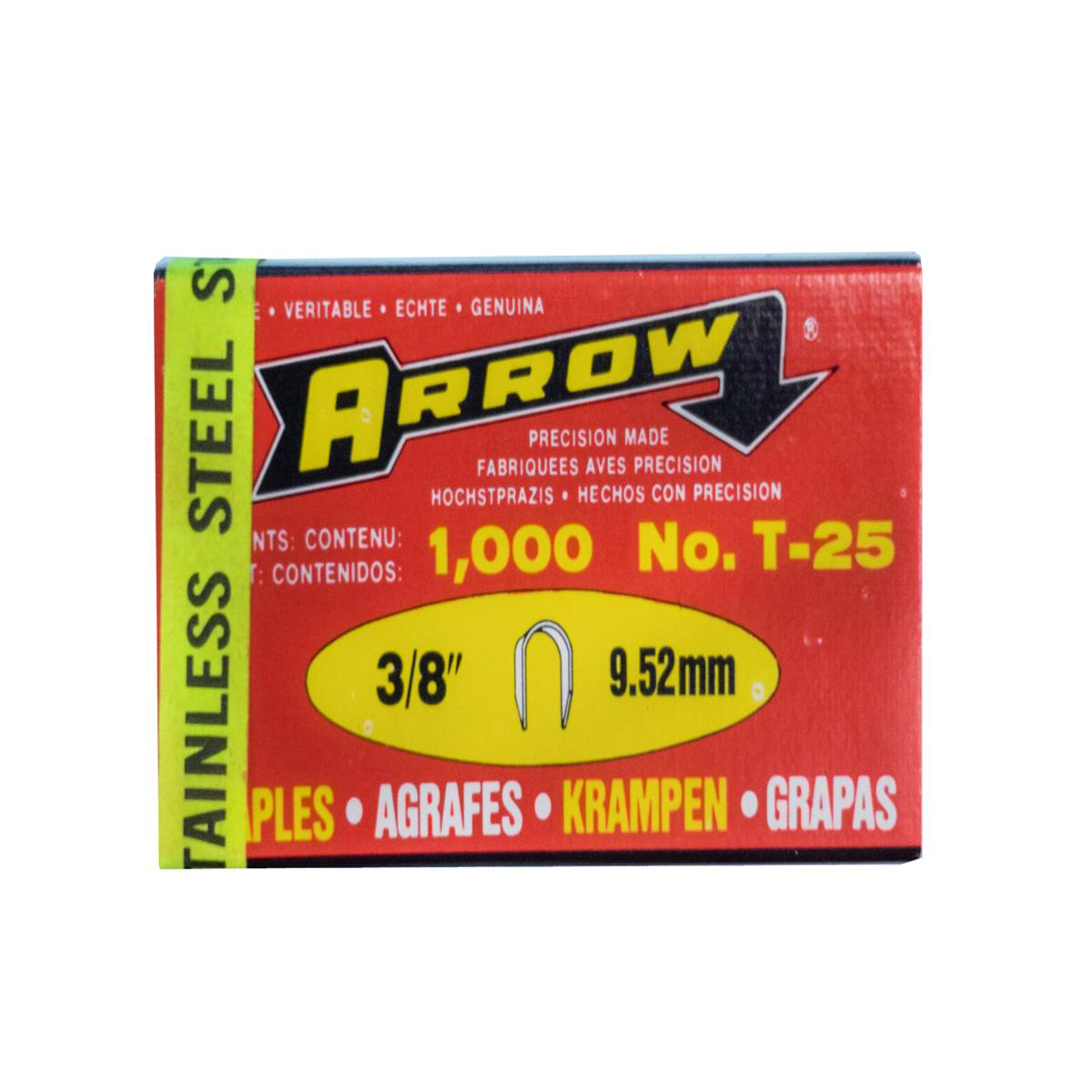 T-25 Arrow 388221 Stainless Staples 8211 1000 Pack