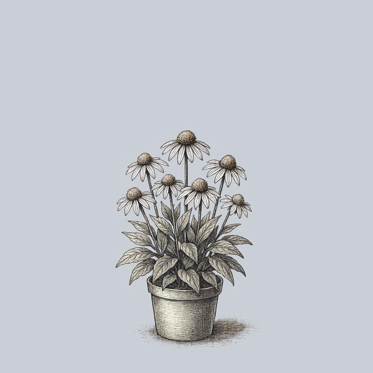White Swan Coneflower 1 Gallon